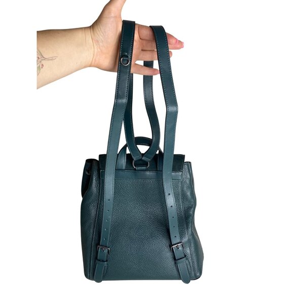 Coach Kleo Backpack Forest Green Leather Suede C7253 - Picture 10 of 10